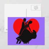 Herztänzer Postkarte (Vorne/Hinten)