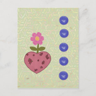 herztasche postkarte