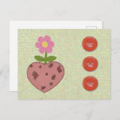 herztasche postkarte (Vorne/Hinten)