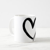 Herztasse Kaffeetasse (Vorderseite Links)