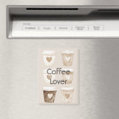 Herztassen für Creme-Kaffee Magnet (In Situ (Geschirrspüler))