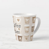 Herztassen für Creme-Kaffee Milchtasse (Rechte Ecke)