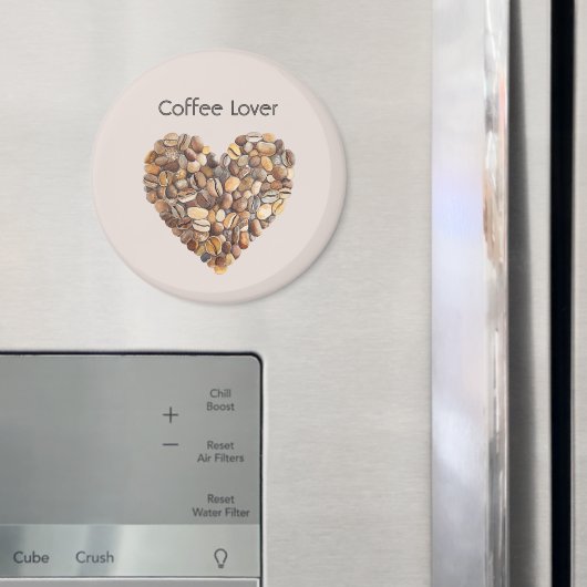 Herztassen für Kaffee mit Creme Magnet (In Situ (Kühlschrank))