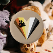 Herztaste des Bären Button