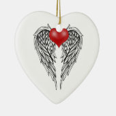 Herztatätowierung Keramik Ornament (Rechts)