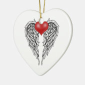 Herztatätowierung Keramik Ornament (Links)