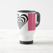 Herzthema Rosa Tasse (VorderseiteRechts)