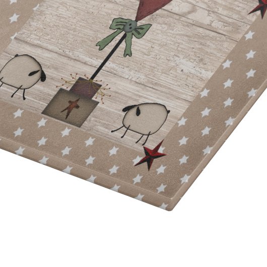 Herzthema Schneidebrett (Ecke)