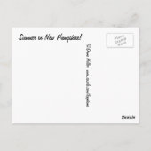 Herztomato Sommer in New Hampshire Postkarte (Rückseite)