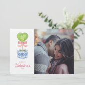 Herztopiary Valentines Feiertagskarte (Stehend Vorderseite)