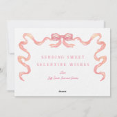 Herztopiary Valentines Feiertagskarte (Rückseite)