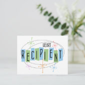 Herztransplantatempfänger Postkarte (Stehend Vorderseite)