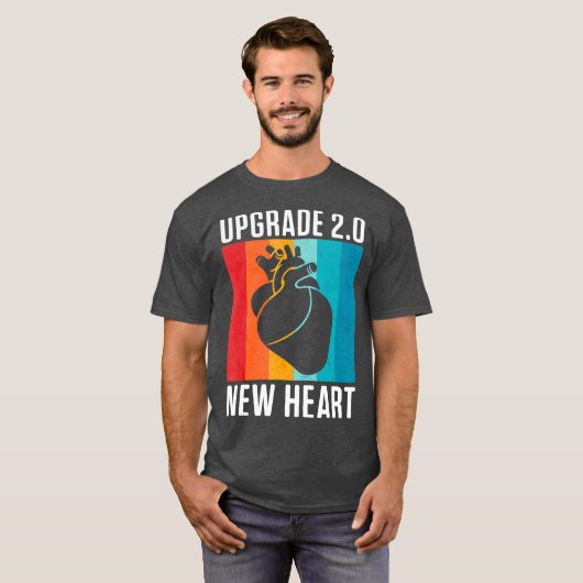 Herztransplantation Empfänger Upgrade-Operation T-Shirt (Vorne ganz)