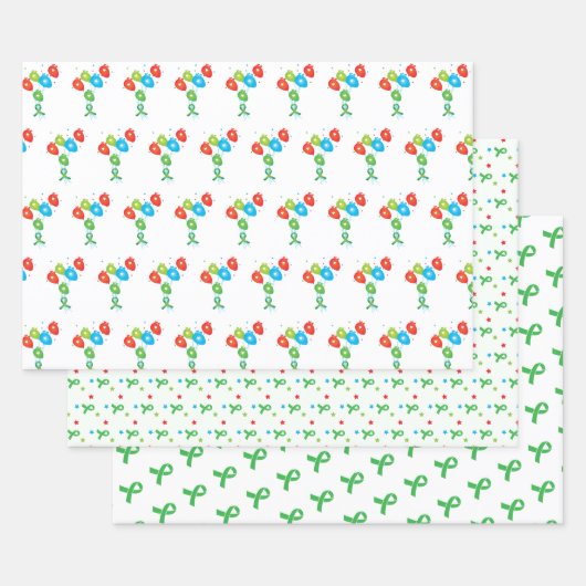 Herztransplantation farblich geschenkpapier set (Set)