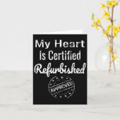 Herztransplantation Herzpatient Operation Karte (Gelbe Blume)