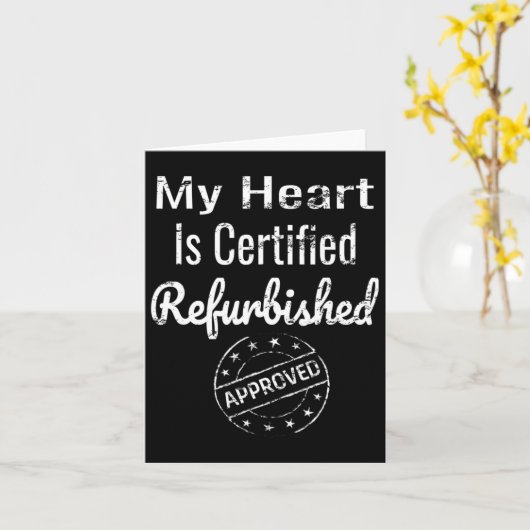 Herztransplantation Herzpatient Operation Karte (Gelbe Blume)