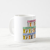 Herztransplantation Jahrestag Herzlichen Glückwuns Kaffeetasse (Vorderseite Links)
