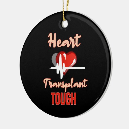 Herztransplantation Keramik Ornament (Links)