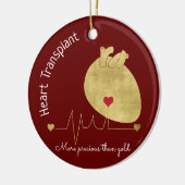 Herztransplantation Keramik Ornament (Links)