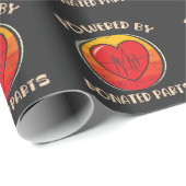 Herztransplantation Operation Orgel Geschenkpapier (Rolleneckpunkt)