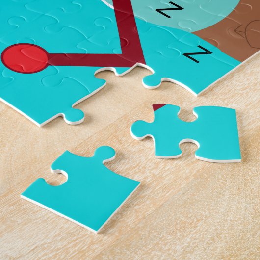 Herzträume Lila und grün: Puzzle (Seite)