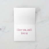 Herztunnel Feiertagskarte (Innenseite)