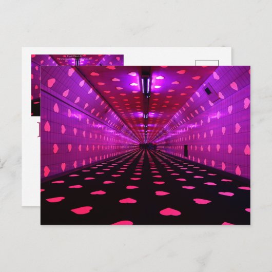 Herztunnel Postkarte (Vorne/Hinten)
