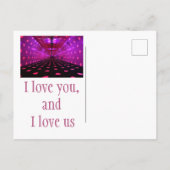 Herztunnel Postkarte (Rückseite)