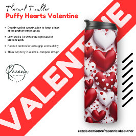 Herzumschlag am Valentinstag Thermosbecher