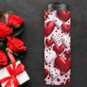 Herzumschlag am Valentinstag Thermosbecher