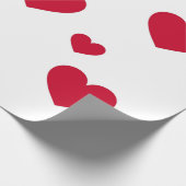 Herzumschlag Geschenkpapier (Ecke)
