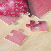 Herzund Blumevalentine-Puzzlespiel Puzzle (Seite)