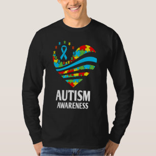 Herzunterstützung Autistische Kinder Autismus Bewu T-Shirt