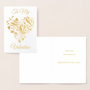 HerzValentine Folienkarte