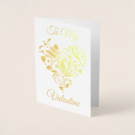 HerzValentine Folienkarte