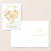 HerzValentine Folienkarte (Anzeige)