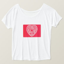 Herzvalentine-Schirm-T-Shirt