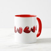 HerzValentine-Tasse Tasse (VorderseiteRechts)