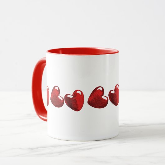 HerzValentine-Tasse Tasse (Vorderseite Links)