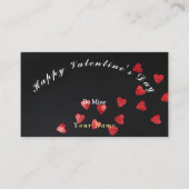 HerzValentinstag Eintrittskarte Begleitkarte (Vorderseite)