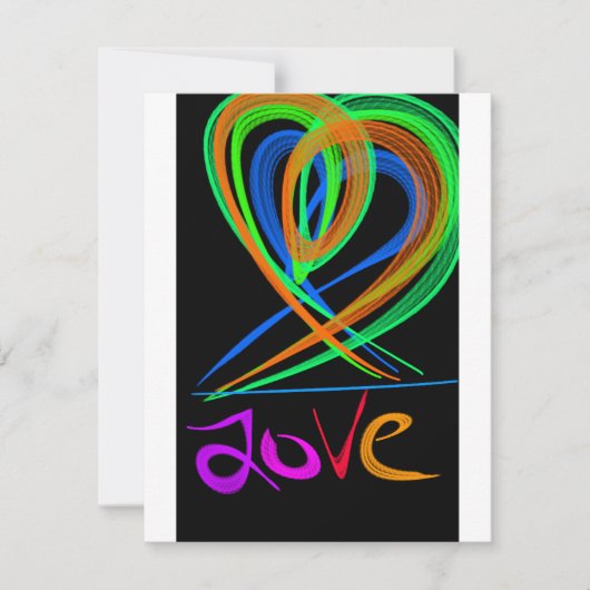 HerzValentinstag Feiertagskarte (Vorderseite)