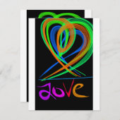 HerzValentinstag Feiertagskarte (Vorne/Hinten)