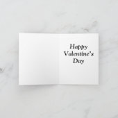 HerzValentinstag-Karte der Tochter Dankeskarte (Innenseite)