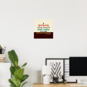 HERZVERÄNDERUNG FARBE ~ Poster (Heimbüro)