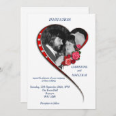 Herzverheiratung Einladung (Vorne/Hinten)