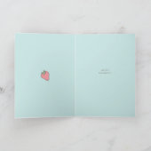 Herzwaffelkinder-Geburtstags-Custom-Design Karte (Innenseite)