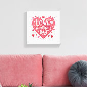 Herzwandkunst Leinwanddruck (Insitu (Wohnzimmer))