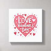 Herzwandkunst Leinwanddruck (Vorderseite)