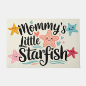 Herzwärmende Mommy's Little Starfish Fußmatte (Vorderseite)