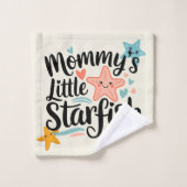 Herzwärmende Mommy's Little Starfish Waschlappen (Waschlappen)